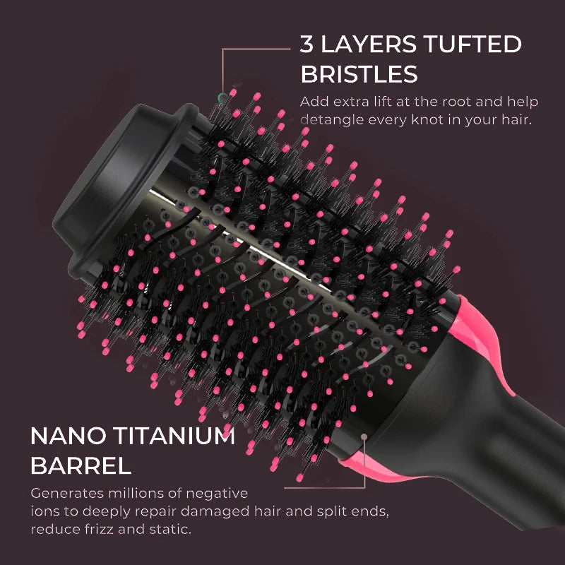 Multifunctional Hair Dryer and Volumizer Brush